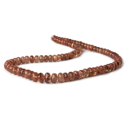 7-10mm Andesine faceted rondelle beads 18 inch 94 pieces AA