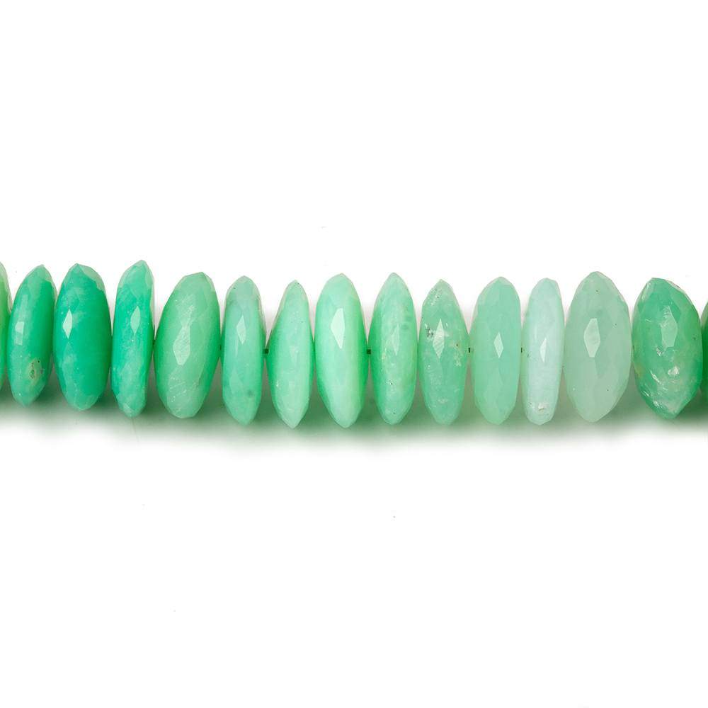 8-9mm Chrysoprase German Faceted Rondelle Beads 16 inch 130pcs A grade