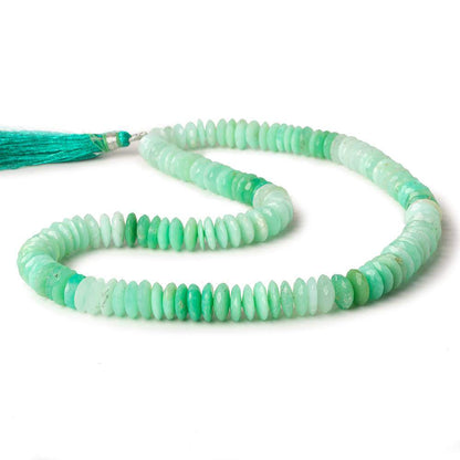8-9mm Chrysoprase German Faceted Rondelle Beads 16 inch 130pcs A grade