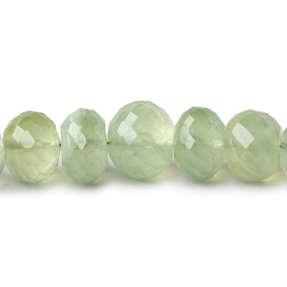 7-10mm Prehnite Beads Faceted Rondelle 16 inch 82 pieces