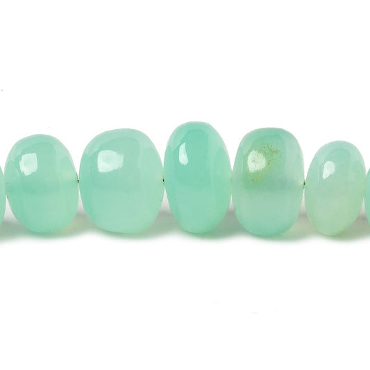 7-11.5mm Chrysoprase plain rondelle beads 20 inch 86 pieces A