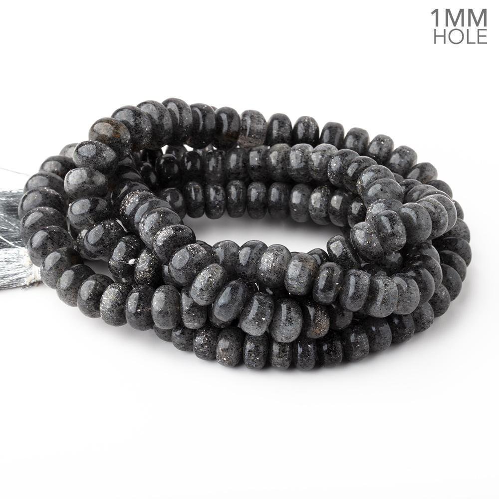 7-11mm Celestial Quartz Plain Rondelle Beads 16 inch 72 pieces 1mm Large Hole