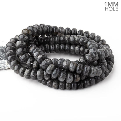 7-11mm Celestial Quartz Plain Rondelle Beads 16 inch 72 pieces 1mm Large Hole