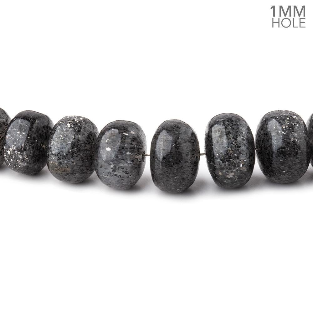 7-11mm Celestial Quartz Plain Rondelle Beads 16 inch 72 pieces 1mm Large Hole