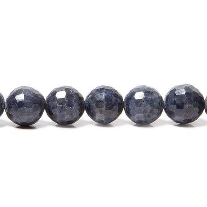 7mm Blue Sapphire faceted rounds 7.5 inch 27 beads