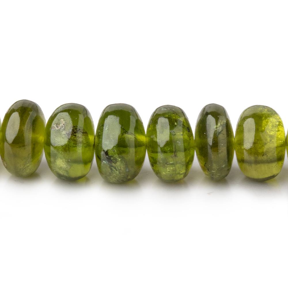 7-8.5mm Idocrase Plain Rondelle Beads 18 inch 96 pieces AA