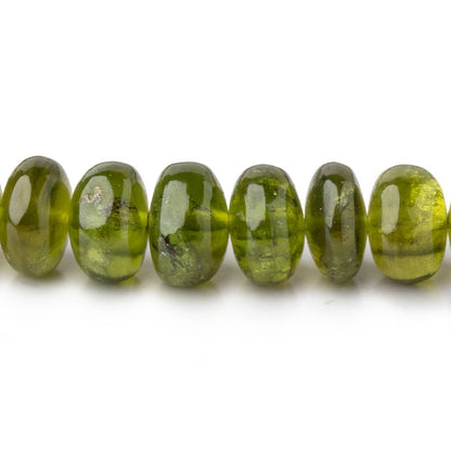 7-8.5mm Idocrase Plain Rondelle Beads 18 inch 96 pieces AA