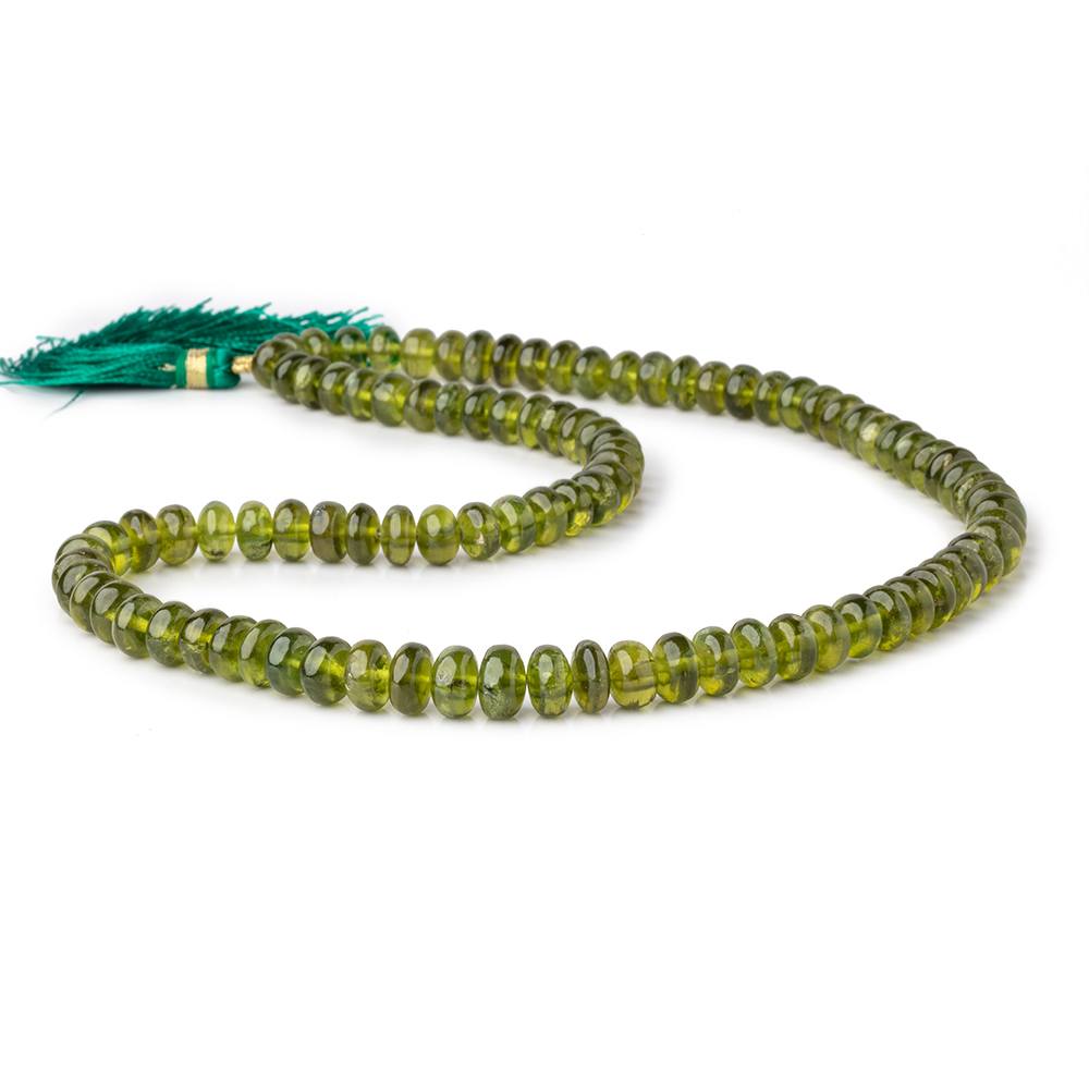 7-8.5mm Idocrase Plain Rondelle Beads 18 inch 96 pieces AA