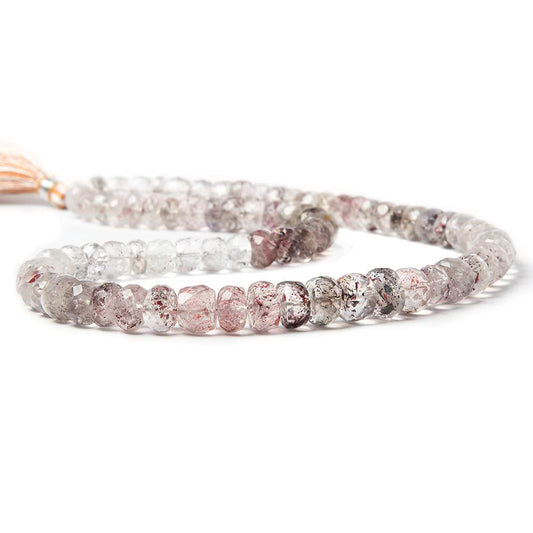 7-8mm Lepidocrocite Faceted Rondelle Beads 16 inch 80 beads