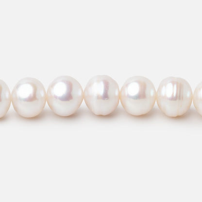 7-8mm Off White Chinese Akoya Saltwater Pearls 15.5 inch 56 pieces A