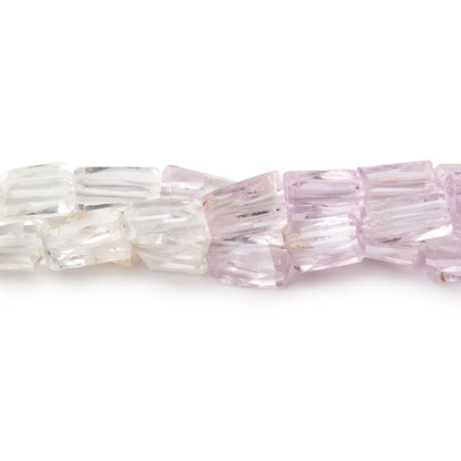 7-9mm Kunzite and Hiddenite Faceted Nugget Beads 8 inch 22 pieces