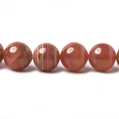 7-9mm Rhodochrosite Plain Round Beads 16 inch 47 pieces AA Grade