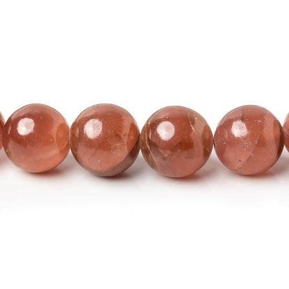 7-9mm Rhodochrosite Plain Round Beads 16 inch 47 pieces AA Grade
