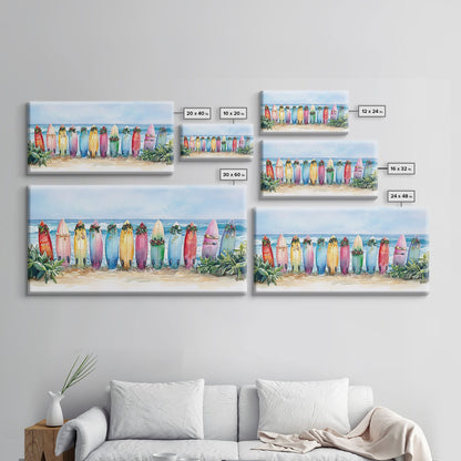 Tropical Christmas decor, beach Christmas decor, Christmas beach art, canvas print, Christmas wall art, beach Christmas