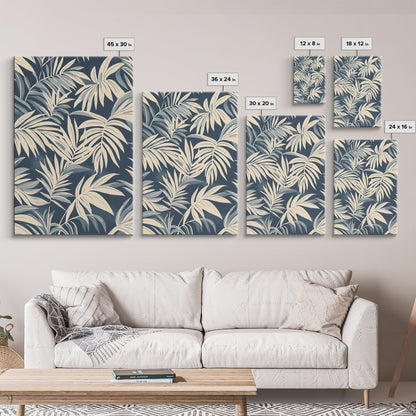 Floral / Botanical Print Wall Art Framed Canvas Print Midcentury Modern Wall Art Home Decor Boho Minimalist Ready To Hang Large Art