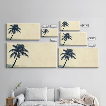 Vacation Home Wall Art Watercolor Painting Print of a Palm Tree, Coastal Wall Art, Palm Tree Decor, Palm Tree Wall Art, Nautical Wall Art