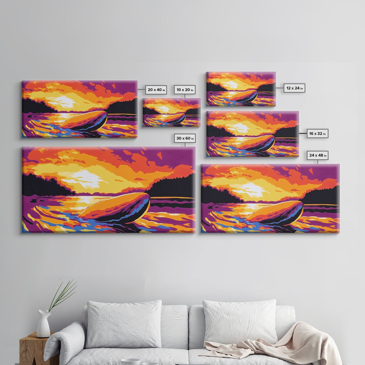 Whiskey Bottle, Sunset Reflection, Framed Canvas Print, Rustic Bar Art, Dramatic Home Art, Vibrant Wall Decor, Dining Room Wall Art