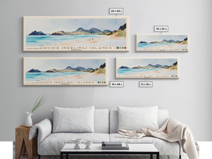 Coffee Bay, South Africa Watercolor Beach Print, Vacation Gift, South Africa Wall Art, Beach Painting, Beach Decor, Beach Painting