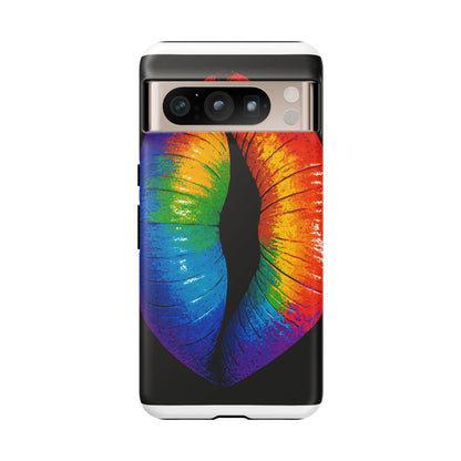 Rainbow Lips Phone Case - Bold Colorful Pride Accessory