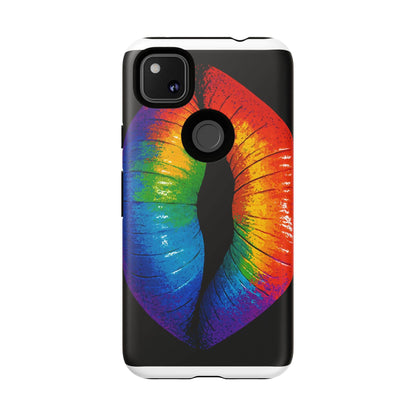 Rainbow Lips Phone Case - Bold Colorful Pride Accessory
