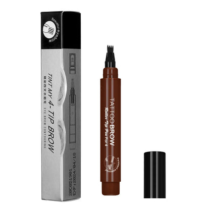 4-Tip Beard Pen Beard Filler Penci Beard Hair Enhancer Lasting Repair Moustache Coloring Shaping Tools Hair Eyebrow Pencil