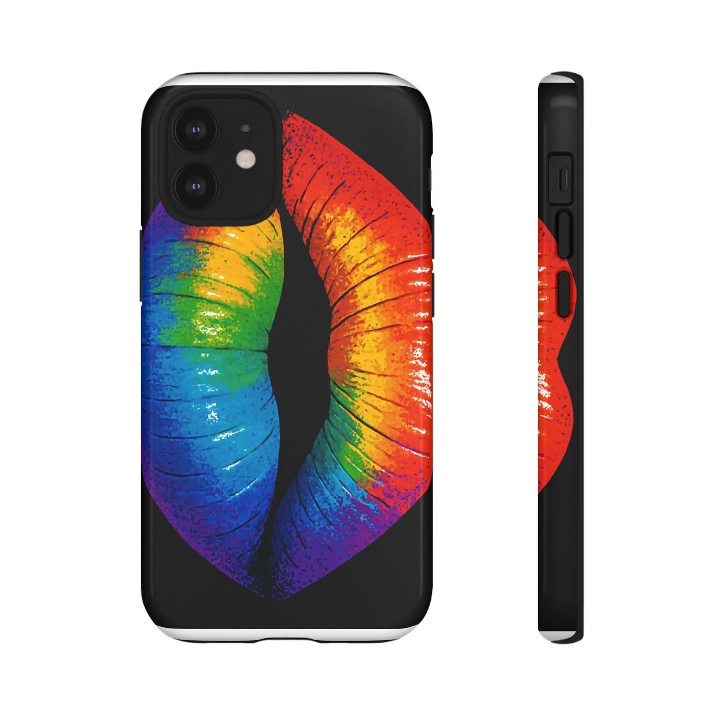 Rainbow Lips Phone Case - Bold Colorful Pride Accessory