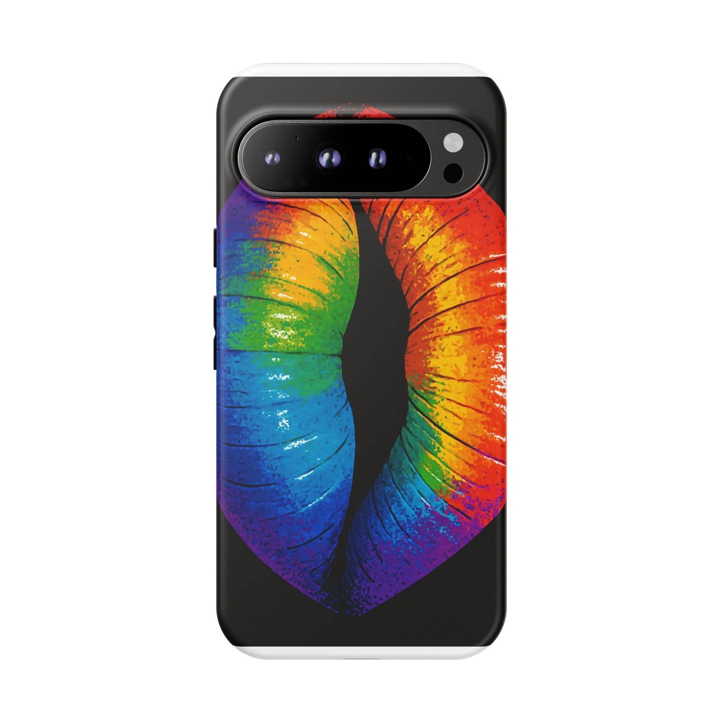 Rainbow Lips Phone Case - Bold Colorful Pride Accessory