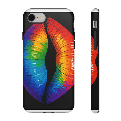 Rainbow Lips Phone Case - Bold Colorful Pride Accessory