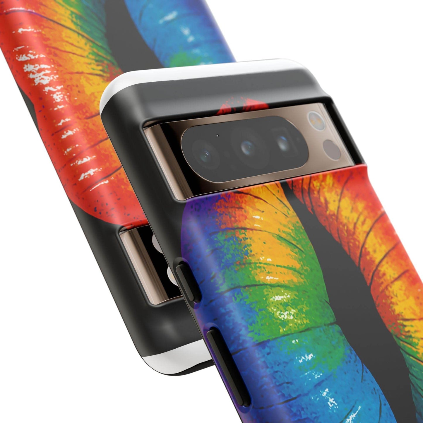 Rainbow Lips Phone Case - Bold Colorful Pride Accessory