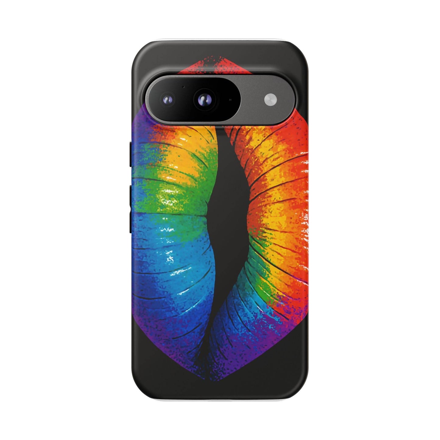 Rainbow Lips Phone Case - Bold Colorful Pride Accessory