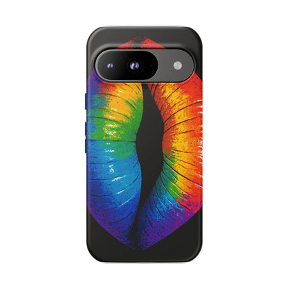 Rainbow Lips Phone Case - Bold Colorful Pride Accessory