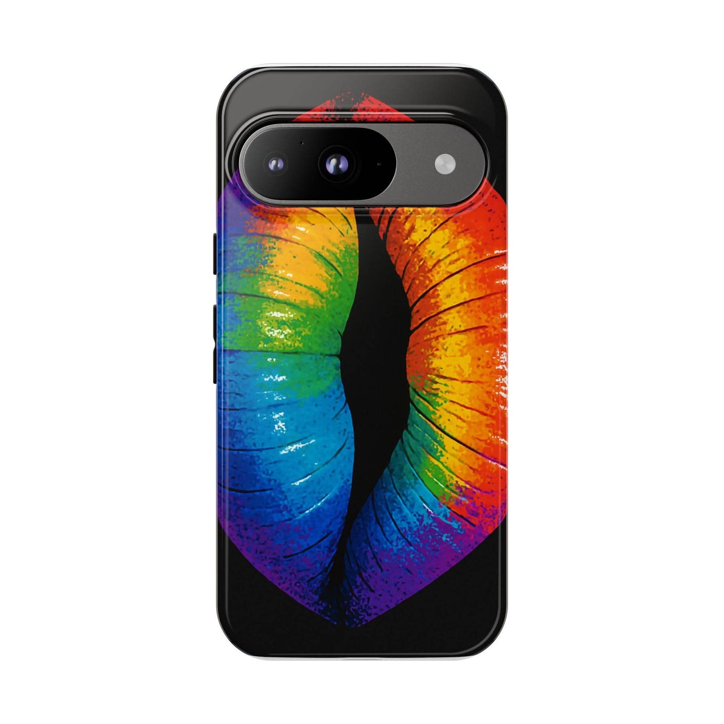Rainbow Lips Phone Case - Bold Colorful Pride Accessory