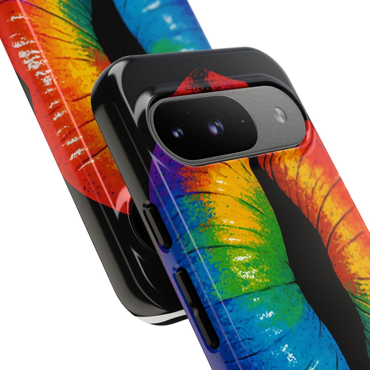 Rainbow Lips Phone Case - Bold Colorful Pride Accessory