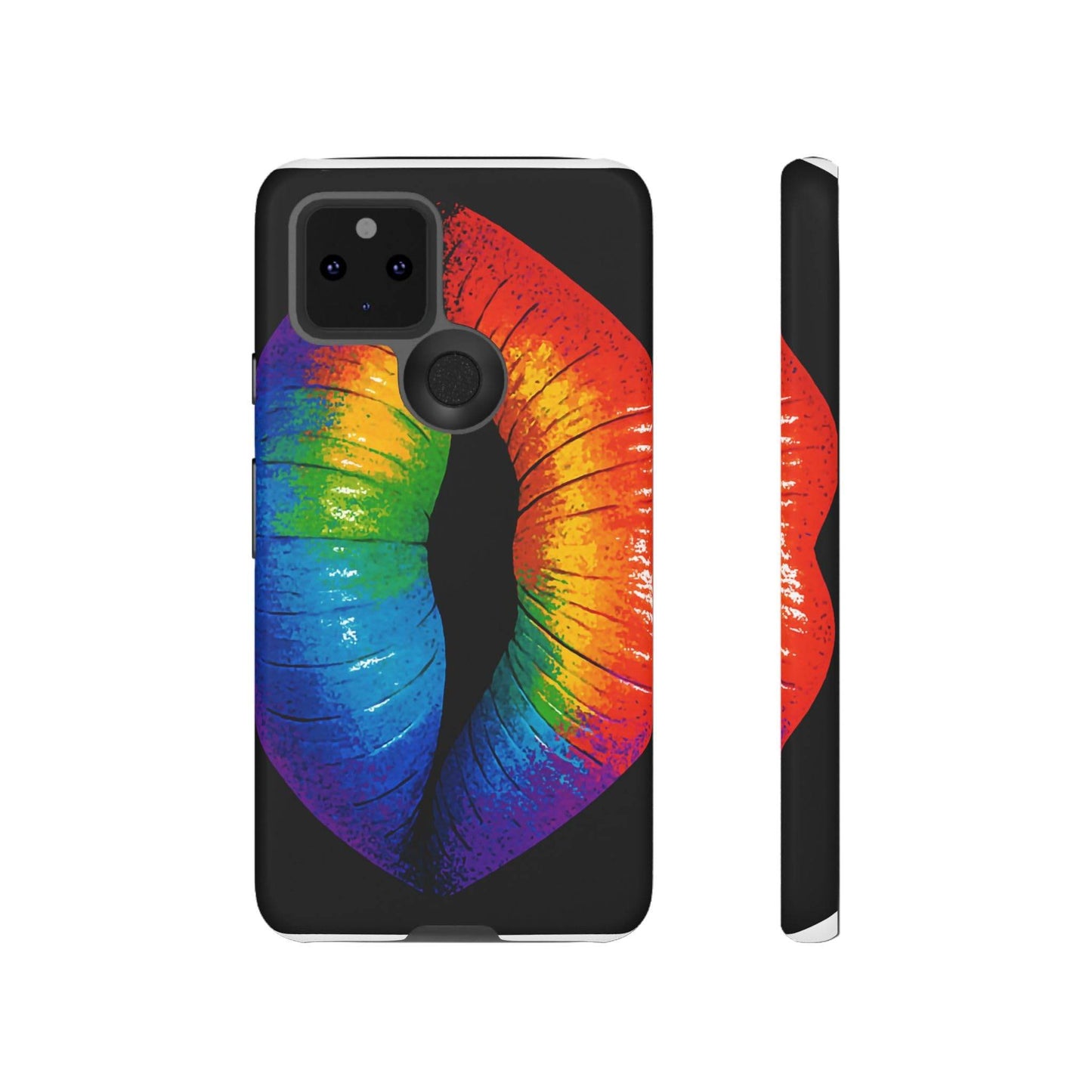 Rainbow Lips Phone Case - Bold Colorful Pride Accessory