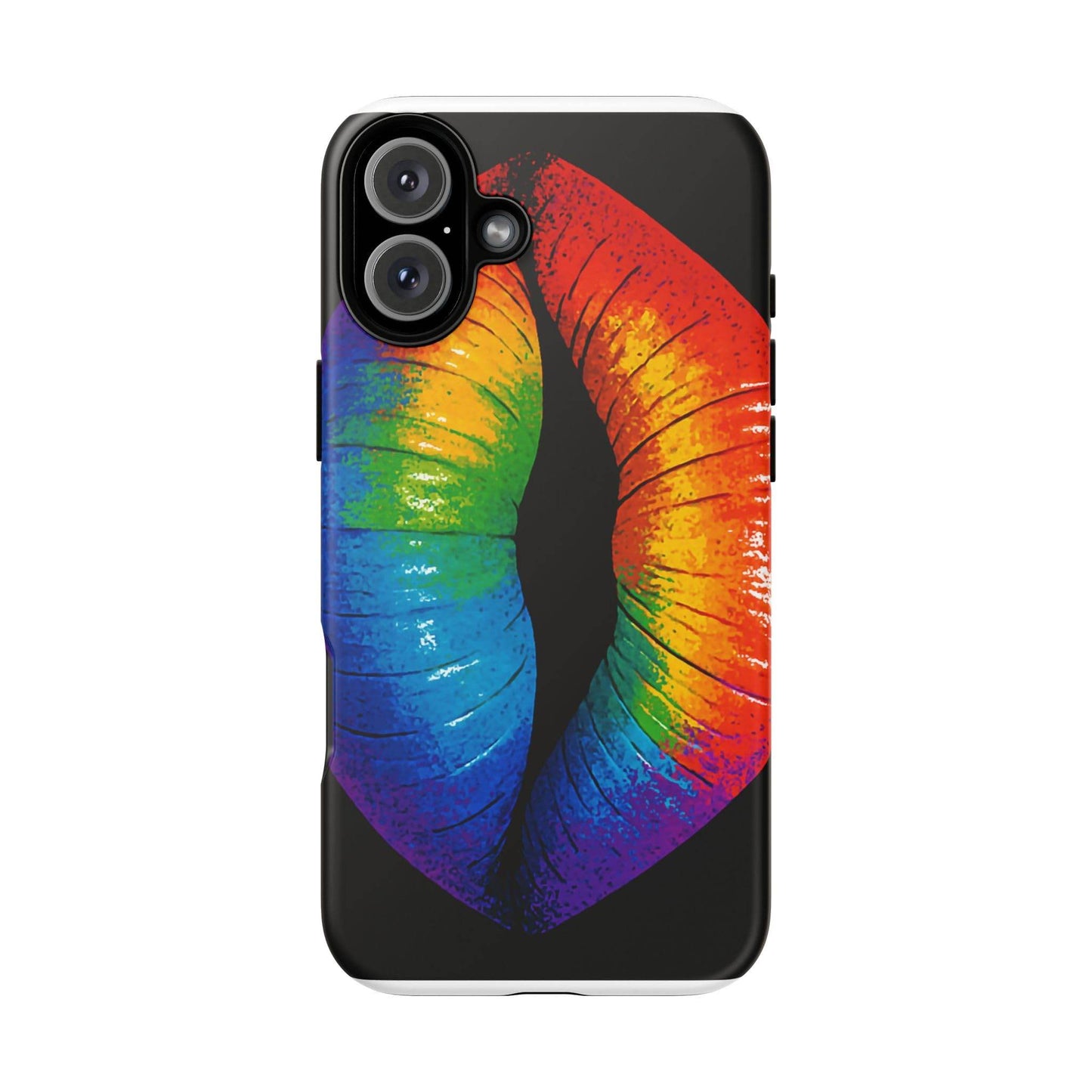 Rainbow Lips Phone Case - Bold Colorful Pride Accessory
