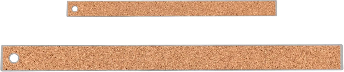 15 Inch Stainless Steel Straight Edge Ruler with Cork Back, Ideal for Drafting, Measuring, Drawing, Art