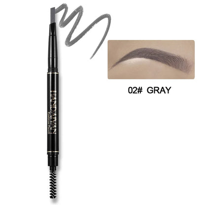 Double-Ended 5 Colors Eyebrow Pencil Natural Non-Fading Waterproof Long-Lasting Filling and Outlining Eyebrow
