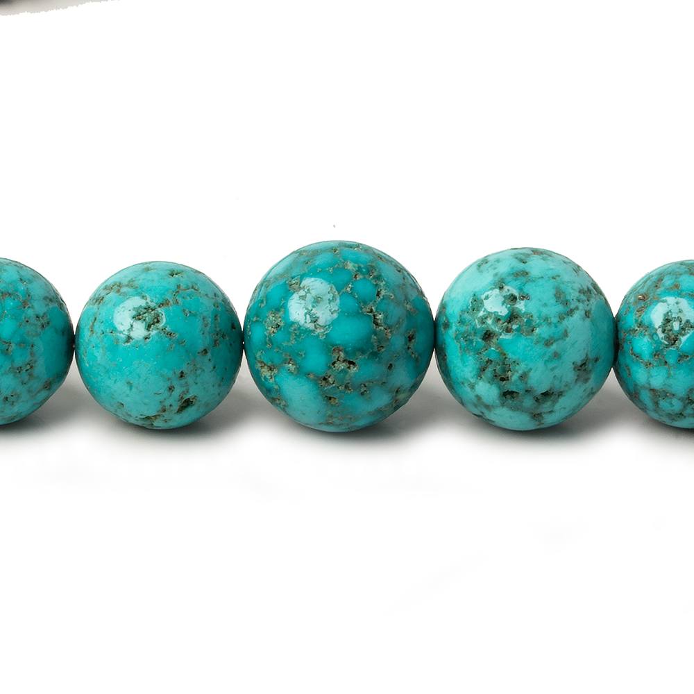 7.5-13mm Turquoise plain rondelle beads 18 inch 85 pieces