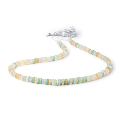 7.5-8.5mm Matte Multi Gemstone Plain Rondelle Beads 20 inch 196 pieces AA