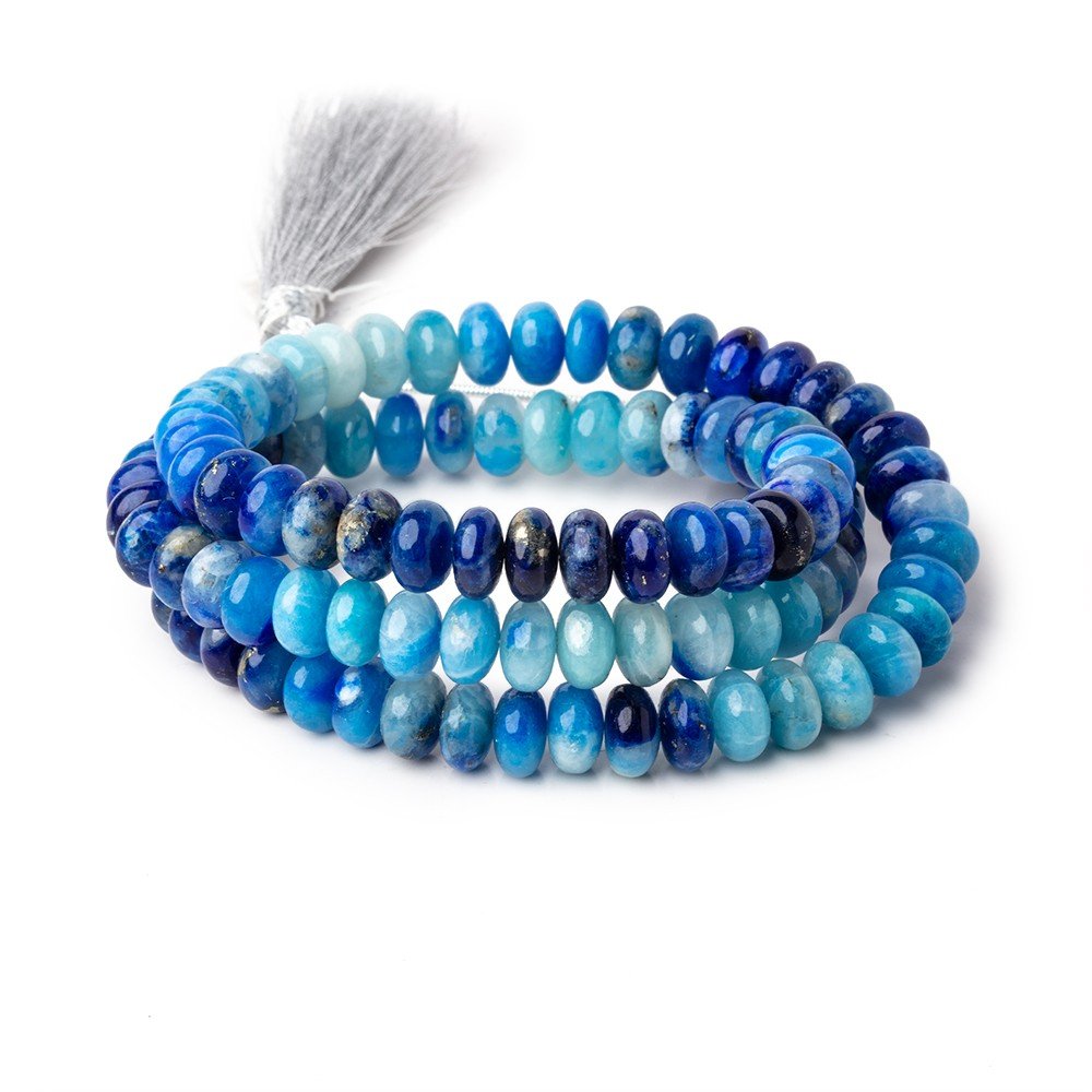 7.5-8mm Afghanite Plain Rondelle Beads 18 inch 98 pieces AAA