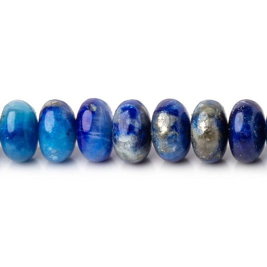 7.5-8mm Afghanite Plain Rondelles 18 inch 98 Beads AAA