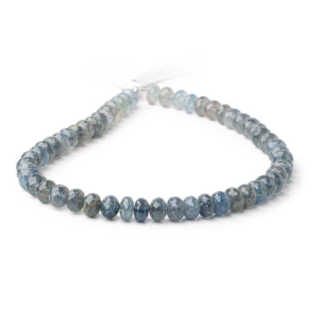 7.5-8mm Apatite in Quartz Faceted Rondelles 12 inch 53 beads