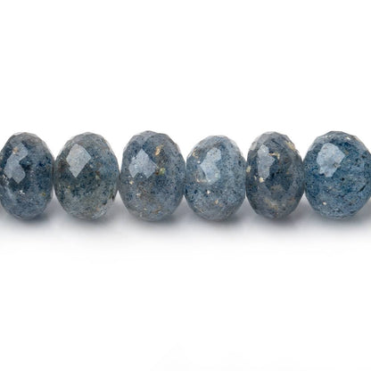 7.5-8mm Apatite in Quartz Faceted Rondelles 12 inch 53 beads