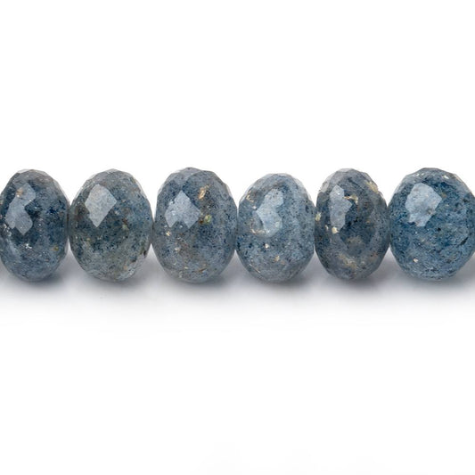 7.5-8mm Apatite in Quartz Faceted Rondelles 12 inch 53 beads