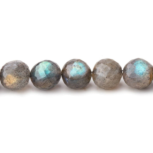 7.5-8mm Labradorite faceted round beads 8 inches 26 pieces