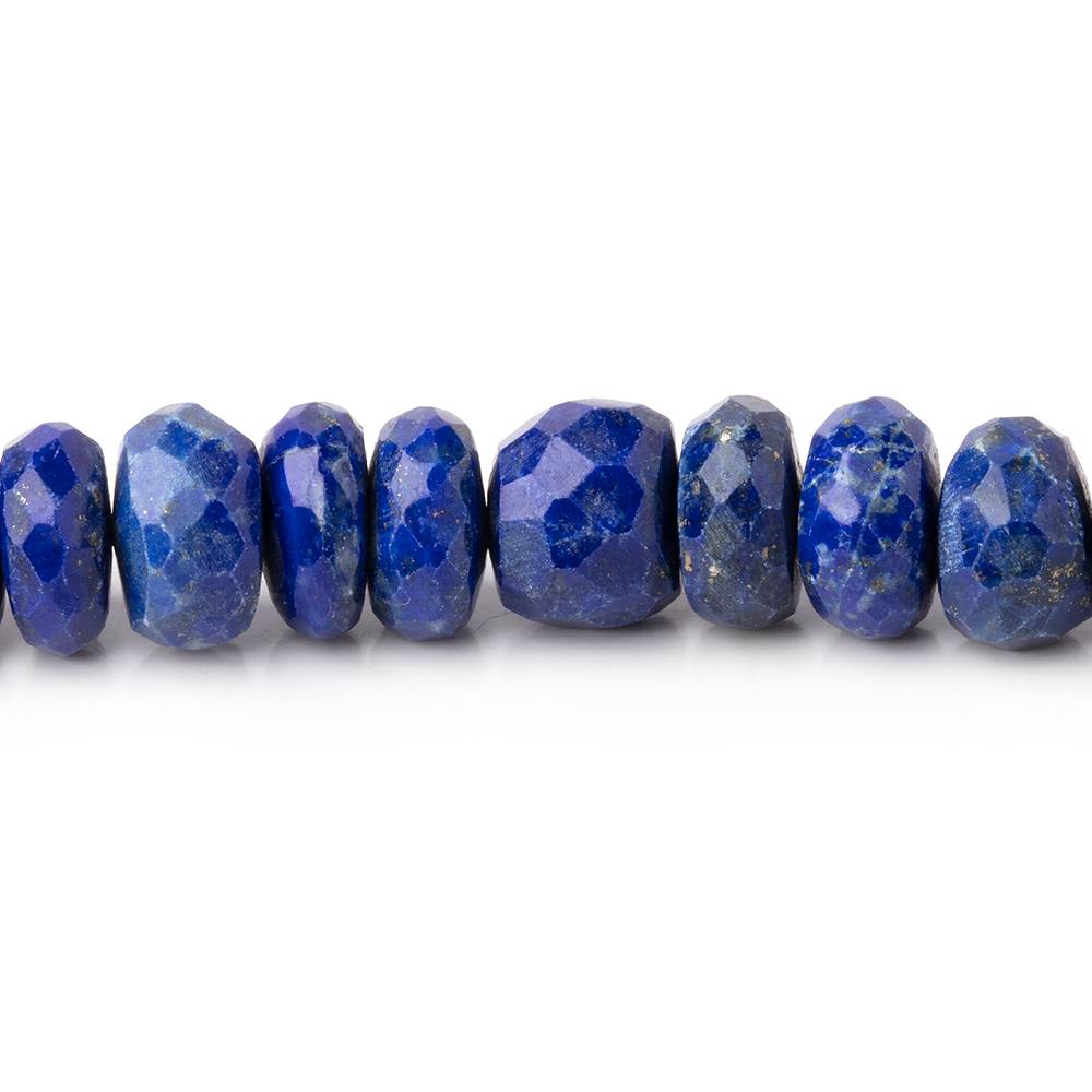 7.5-8mm Lapis Lazuli Faceted Rondelle Beads 15 inch 87 pieces