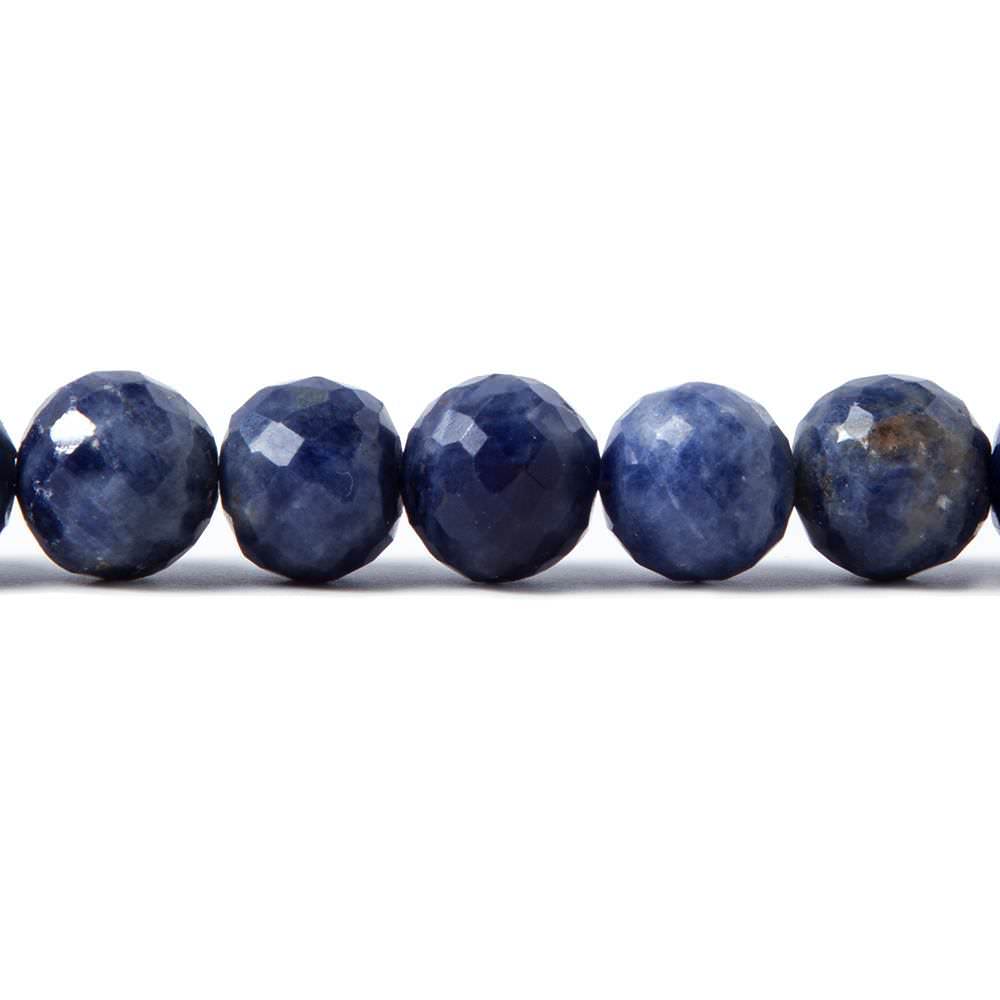 7.5-8mm Sodalite faceted round beads 8 inch 26 pieces