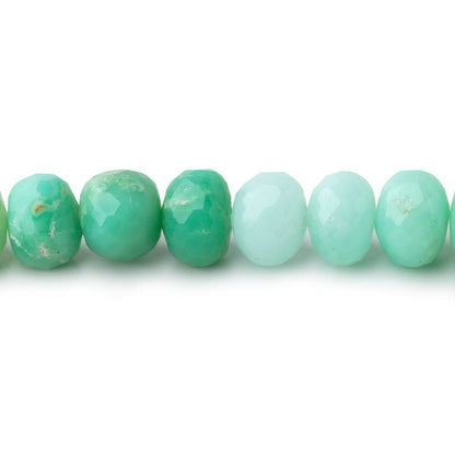 7.5mm Chrysoprase Faceted Rondelle Beads 15 inch 64 pieces