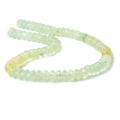 7.5mm Multi Color Prehnite faceted rondelle beads 13 inch 78 pieces
