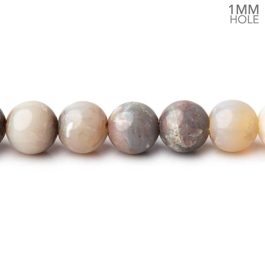 7mm Australian Opal Plain Round Beads 15 inch 57 pieces 1mm Large Hole